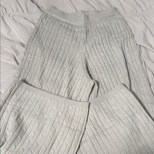 Cozy Ribbed Knit Pants